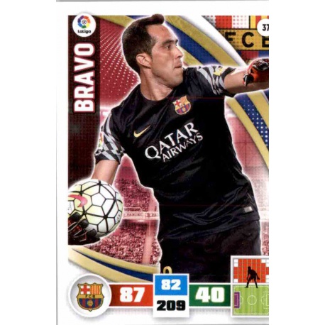Bravo Barcelona 37 Adrenalyn XL La Liga 2015-16