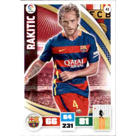 Rakitic Barcelona 43 Adrenalyn XL La Liga 2015-16