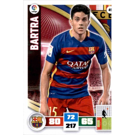 Bartra Barcelona 49 Adrenalyn XL La Liga 2015-16