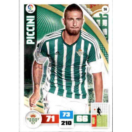 Piccini Betis 56 Adrenalyn XL La Liga 2015-16