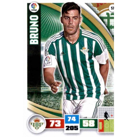 Bruno Betis 57 Adrenalyn XL La Liga 2015-16