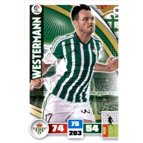 Westermann Betis 58 Adrenalyn XL La Liga 2015-16