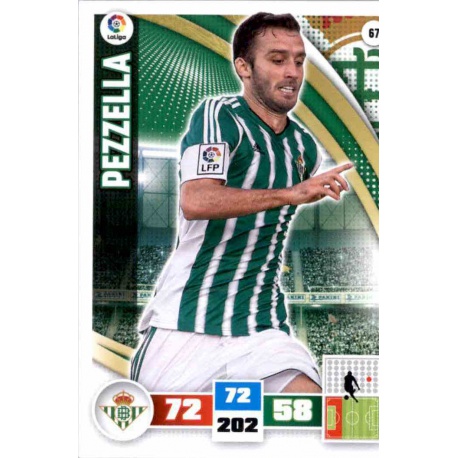 Pezzella Betis 67 Adrenalyn XL La Liga 2015-16