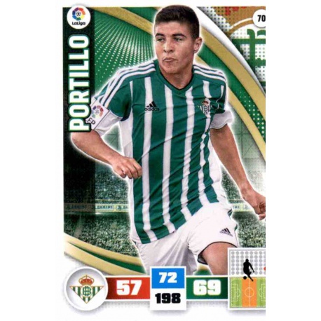 Portillo Betis 70 Adrenalyn XL La Liga 2015-16