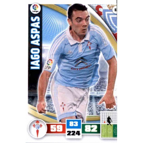 Iago Aspas Celta 82 Adrenalyn XL La Liga 2015-16