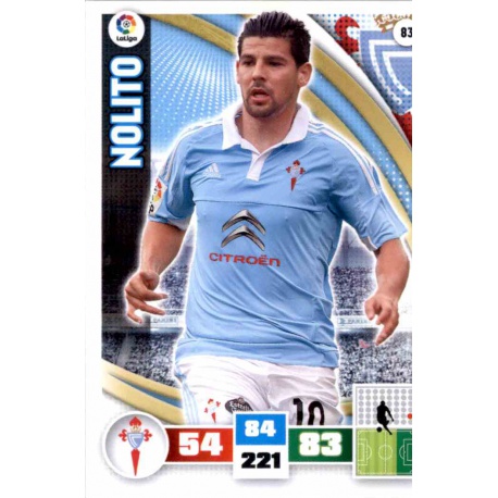 Nolito Celta 83 Adrenalyn XL La Liga 2015-16