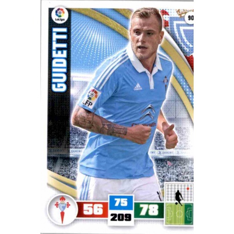 Guidetti Celta 90 Adrenalyn XL La Liga 2015-16