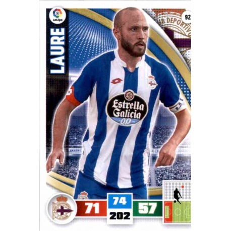 Laure Deportivo 92 Adrenalyn XL La Liga 2015-16