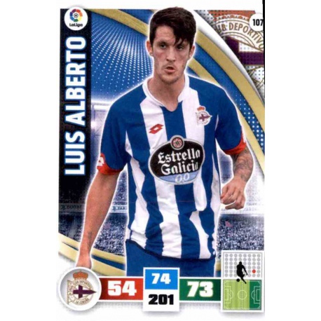 Luis Alberto Deportivo 107 Adrenalyn XL La Liga 2015-16
