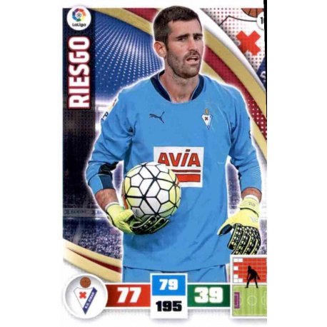 Riesgo Eibar 109 Adrenalyn XL La Liga 2015-16