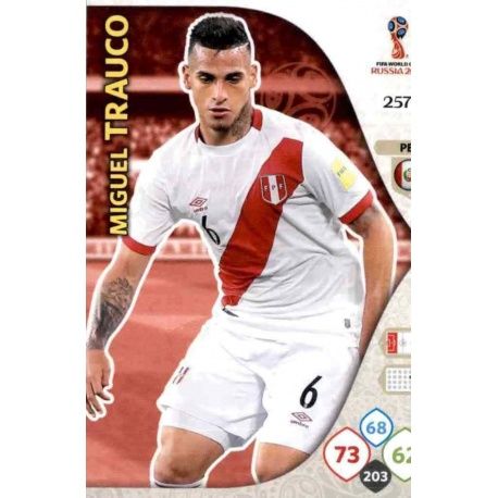 Miguel Trauco Perú 257 Adrenalyn XL Russia 2018 