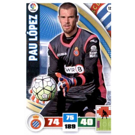 Pau López Espanyol 127 Adrenalyn XL La Liga 2015-16