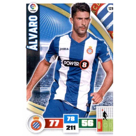 Álvaro Espanyol 129 Adrenalyn XL La Liga 2015-16