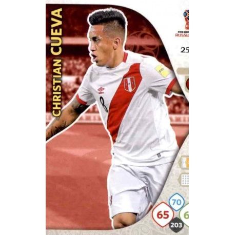 Christian Cueva Perú 258 Adrenalyn XL Russia 2018 