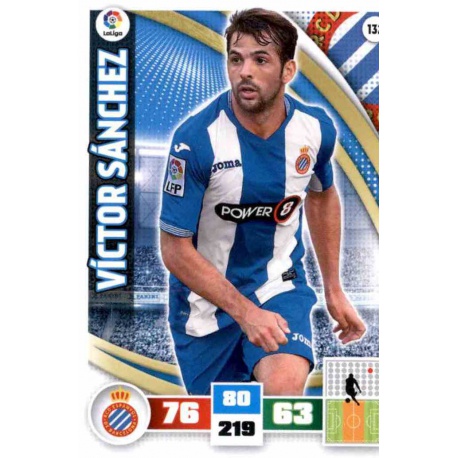 Víctor Sánchez Espanyol 132 Adrenalyn XL La Liga 2015-16