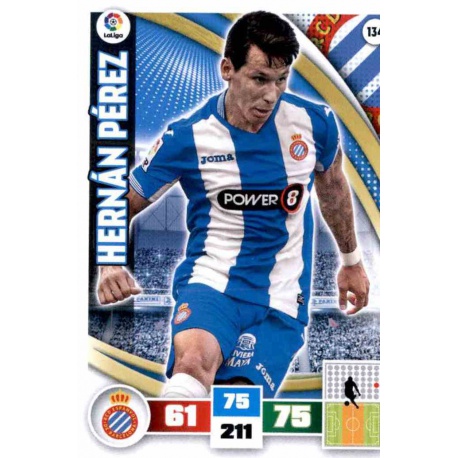 Hernán Pérez Espanyol 134 Adrenalyn XL La Liga 2015-16