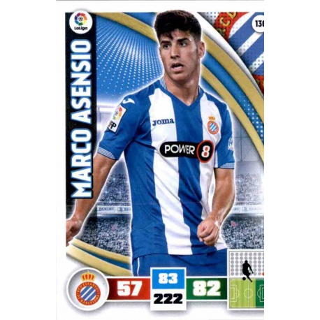 Marco Asensio Espanyol 136 Adrenalyn XL La Liga 2015-16