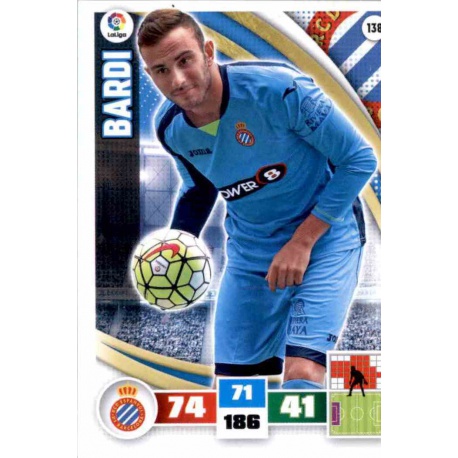 Bardi Espanyol 138 Adrenalyn XL La Liga 2015-16