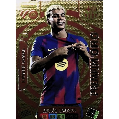Lamine Yamal Premium Oro Barcelona