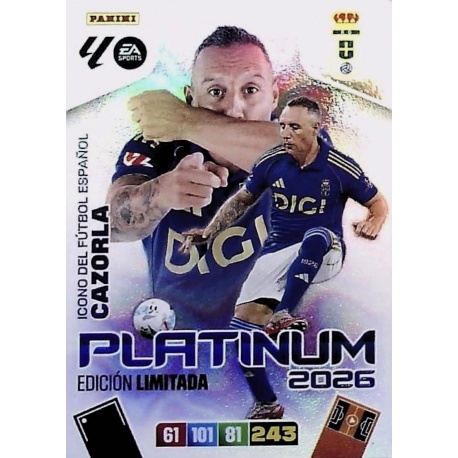 Cazorla Edición Limitada Platinum 2026 Oviedo