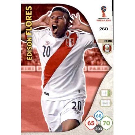 Edison Flores Perú 260 Adrenalyn XL World Cup 2018 