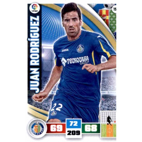 Juan Rodríguez Getafe 159 Adrenalyn XL La Liga 2015-16