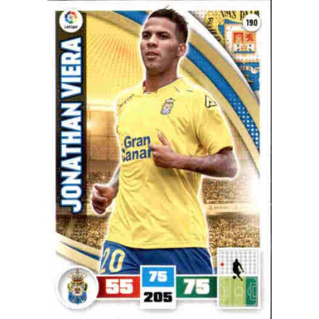 Jonathan Viera Las Palmas 190 Adrenalyn XL La Liga 2015-16