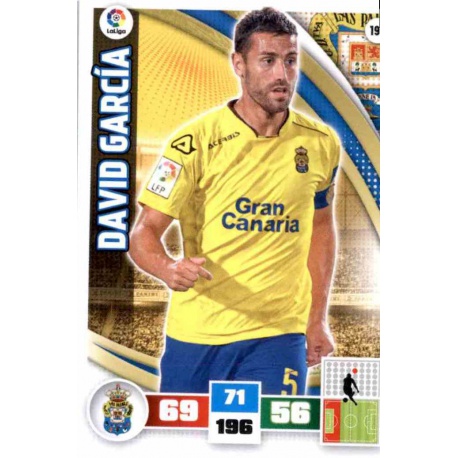 David García Las Palmas 193 Adrenalyn XL La Liga 2015-16