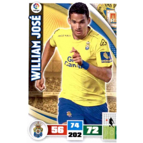 William José Las Palmas 198 Adrenalyn XL La Liga 2015-16