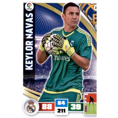 Keylor Navas Real Madrid 217 Adrenalyn XL La Liga 2015-16