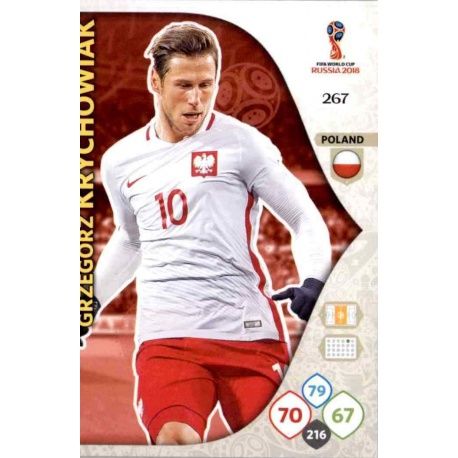 Grzegorz Krychowiak Polonia 267 Adrenalyn XL Russia 2018 