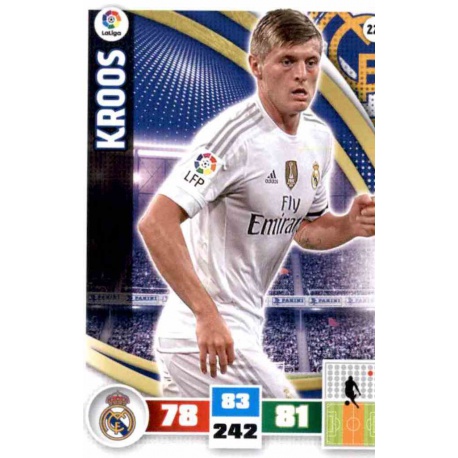 Kroos Real Madrid 222 Adrenalyn XL La Liga 2015-16