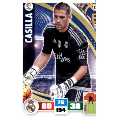 Casilla Real Madrid 228 Adrenalyn XL La Liga 2015-16