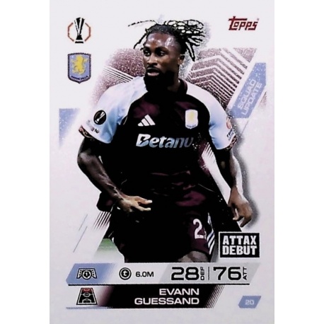 Evann Guessand Aston Villa 20