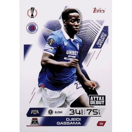 Djeidi Gassama Rangers 69