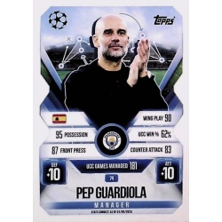 Pep Guardiola Manager Manchester City 74