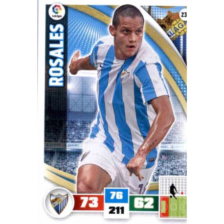 Rosales Málaga 236 Adrenalyn XL La Liga 2015-16