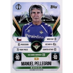 Manuel Pellegrini Manager Real Betis 85