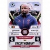 Official Cards Vincent Kompany Manager Bayern Munich