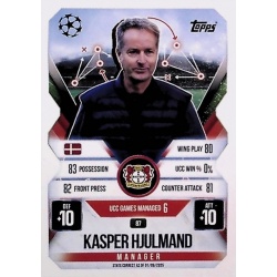 Kasper Hjulmand Manager Bayer 04 Leverkusen 87