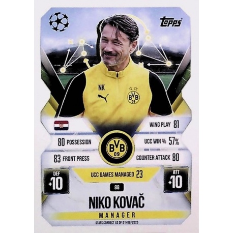 Niko Kovac Manager Borussia Dortmund 88