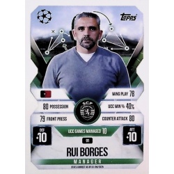 Rui Borges Manager Sporting Clube 91