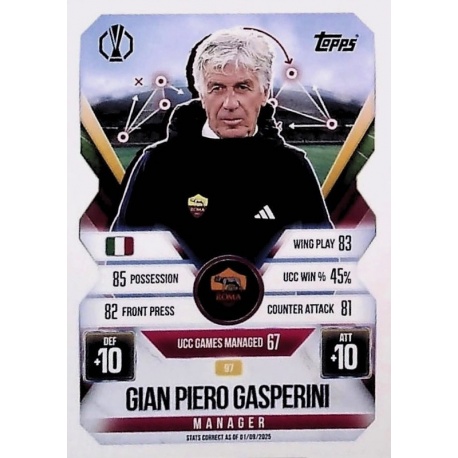Gian Piero Gasperini Manager AS Roma 97