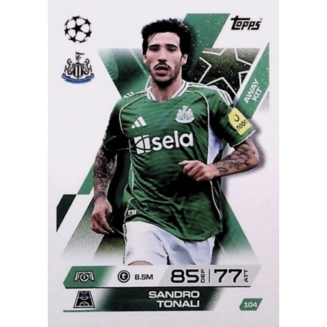 Sandro Tonali Away Kit Newcastle United 104