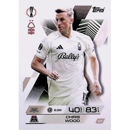 Chris Wood Away Kit Nottingham Forest 107