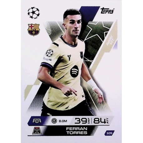 Ferran Torres Away Kit Barcelona 109