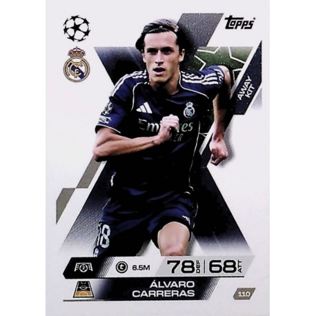 Alvaro Carreras Away Kit Real Madrid 110