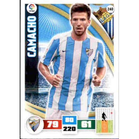 Camacho Málaga 240 Adrenalyn XL La Liga 2015-16