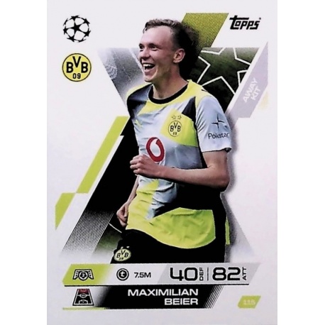 Maximillan Beier Away Kit Borussia Dortmund 115