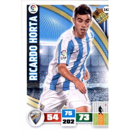 Ricardo Horta Málaga 242 Adrenalyn XL La Liga 2015-16